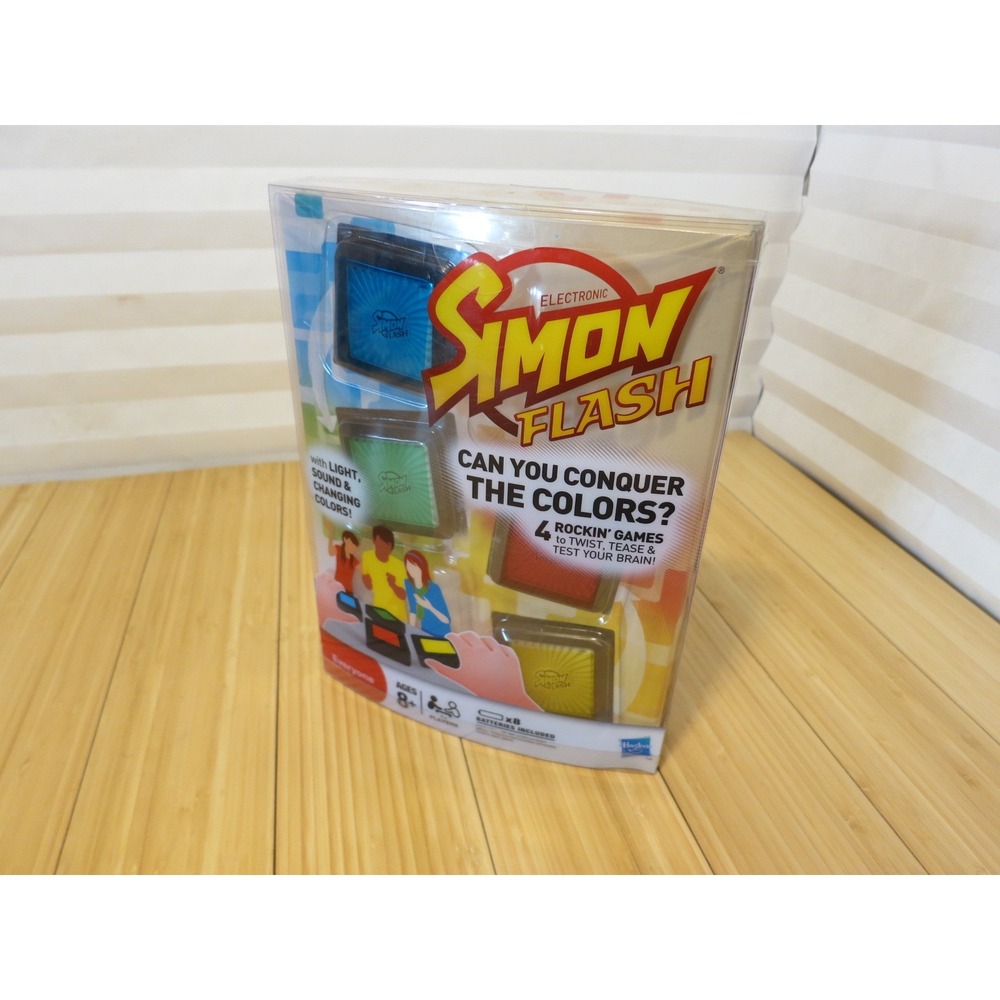 Hasbro‎ SIMON FLASH Game - SONIC Edition - 4 Games w/ Lights Sounds Colors *NEW*